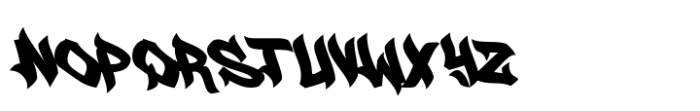 Straight Wave Regular Font LOWERCASE