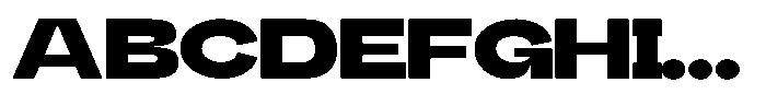Stranded Font UPPERCASE