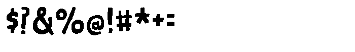 Strange Behaviour Regular Font OTHER CHARS