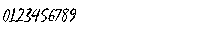Strange Ink Font OTHER CHARS