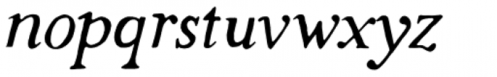Strange Times Italic Font LOWERCASE