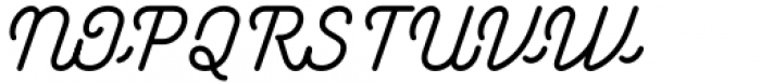 Stratison 36 Script Bold Font UPPERCASE