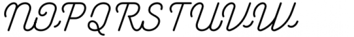 Stratison 36 Script Semi Bold Font UPPERCASE