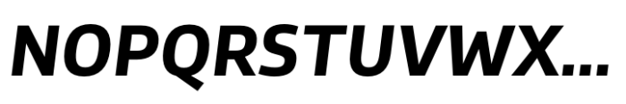 Stratus Bold Italic Font UPPERCASE