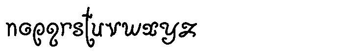 Strawberry Charm Regular Font LOWERCASE