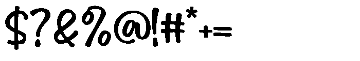 Strawberry Milkshake Font OTHER CHARS