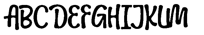Strawberry Milkshake Font UPPERCASE