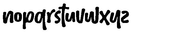 Strawberry Milkshake Font LOWERCASE