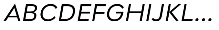Stray Regular Italic Font UPPERCASE
