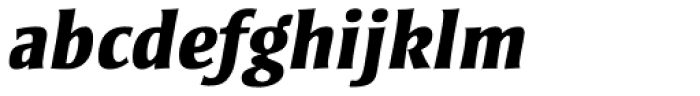 Strayhorn MT ExtraBold Italic Font LOWERCASE