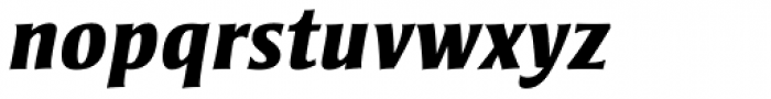 Strayhorn Pro ExtraBold Italic Font LOWERCASE