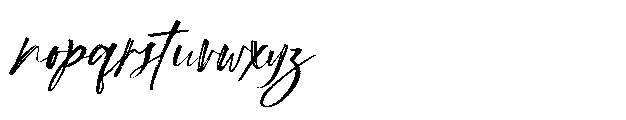 Streaklines Font LOWERCASE