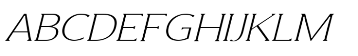 Streamline Moderne Italic Font UPPERCASE