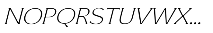 Streamline Moderne Italic Font UPPERCASE