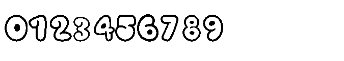 Street Bit Outline Font OTHER CHARS