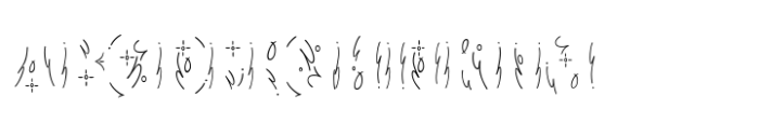 Street Blup Line Font UPPERCASE