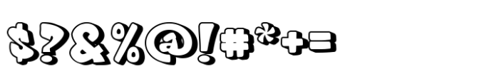 Street Breaker Shadow Font OTHER CHARS