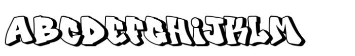 Street Breaker Shadow Font LOWERCASE