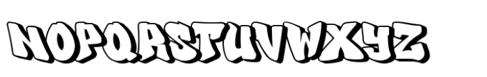 Street Breaker Shadow Font LOWERCASE