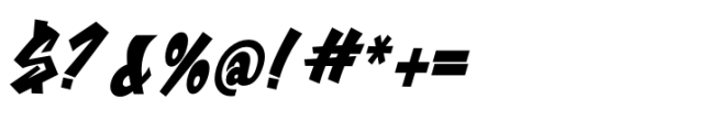 Street Bugger Regular Font OTHER CHARS