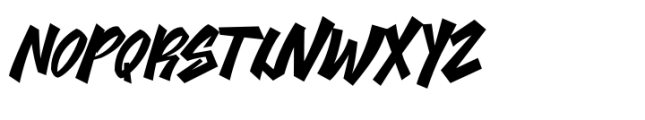 Street Bugger Regular Font UPPERCASE