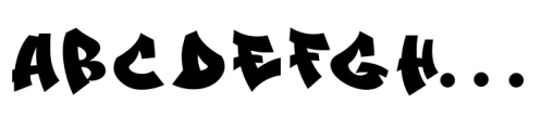 Street Echos Graffiti Outline Solid Font UPPERCASE