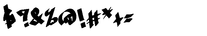 Street Legends Font OTHER CHARS