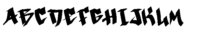 Street Legends Font UPPERCASE