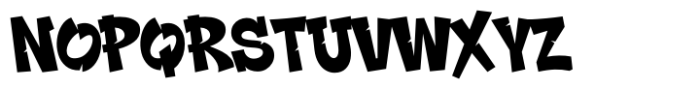 Street Master Regular Font UPPERCASE