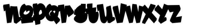 Street Master Shadow Font LOWERCASE