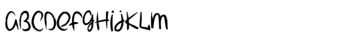Street Scribe Regular Font LOWERCASE