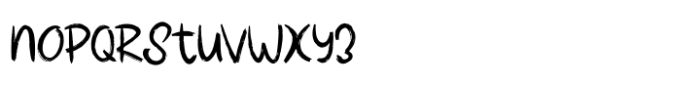 Street Scribe Regular Font LOWERCASE