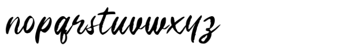 Street Script Font LOWERCASE