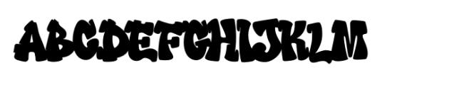 Street Shade Regular Font UPPERCASE