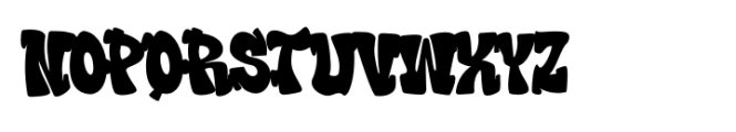 Street Shade Regular Font UPPERCASE