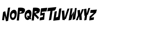 Street Stronger Regular Font LOWERCASE