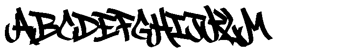 Street Tag Vol 3 Font UPPERCASE