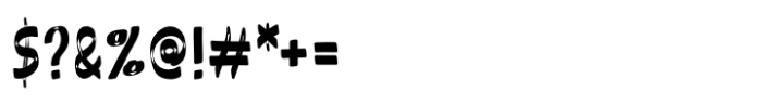 Streeters Font OTHER CHARS