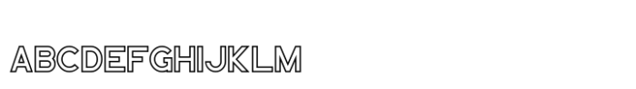 Streethype Hollow Font