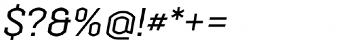 Streetline Italic Font OTHER CHARS