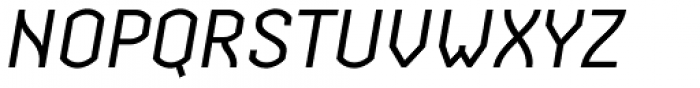 Streetline Italic Font UPPERCASE