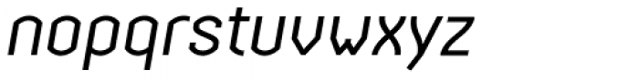 Streetline Italic Font LOWERCASE