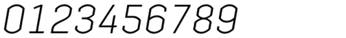 Streetline Light Italic Font OTHER CHARS