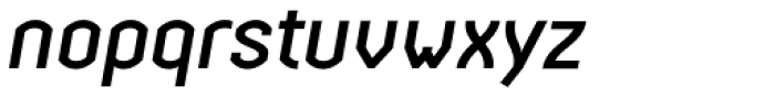 Streetline Medium Italic Font LOWERCASE