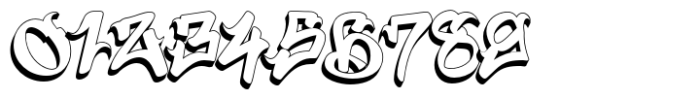 Streetmark Shadow Font OTHER CHARS