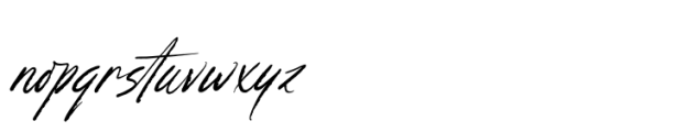 Strength Brust Italic Font LOWERCASE