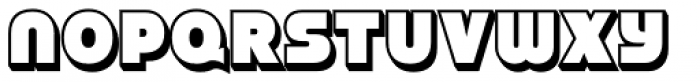 Strenuous Three D Font LOWERCASE