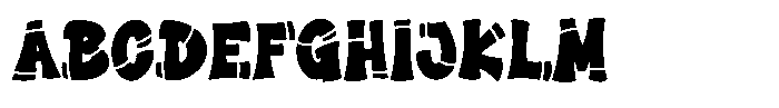 Stretzo Display Font UPPERCASE