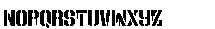 Strike Three Font UPPERCASE
