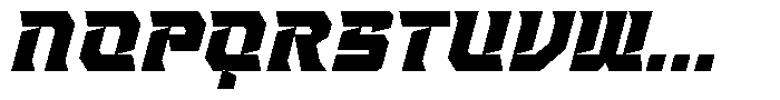 Strike Vortex Regular Font LOWERCASE